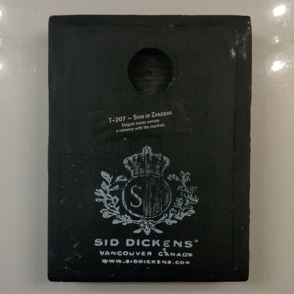 Sid Dickens T-207 "Star Of Zanzibar" Memory Block wall tile *Rare & Retired* - Picture 2 of 2